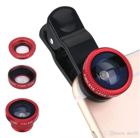 Lieqi LQ-001 Universal Mandallı 3 in 1 Lens Seti