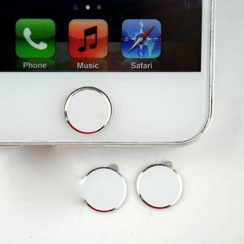 Apple Iphone 5 Home Sticker Tuş Yapışkanı 3 Adet Beyaz