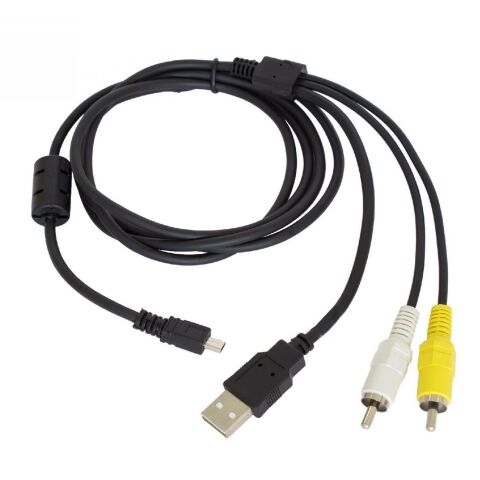 Universal UC-E6 USB Data Şarj AV Görüntü Kablosu
