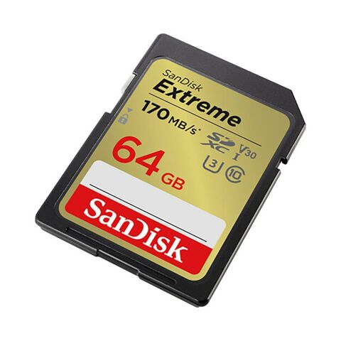 Sandisk Extreme 64GB 170mb/s SDXC Hafıza Kartı