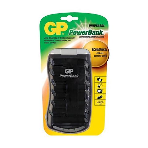 GP PB19 Universal Pil Şarj Cihazı AA AAA C D 9V