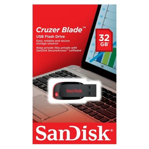 Sandisk Cruzer Blade 32GB USB Flash Bellek