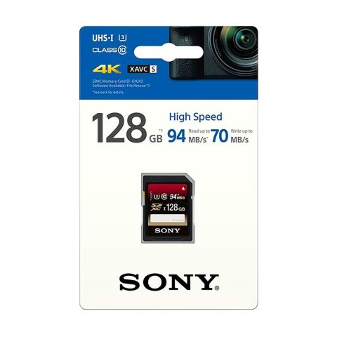 Sony 128GB 94mb/s SDXC Class 10 U3 4K Hafıza Kartı