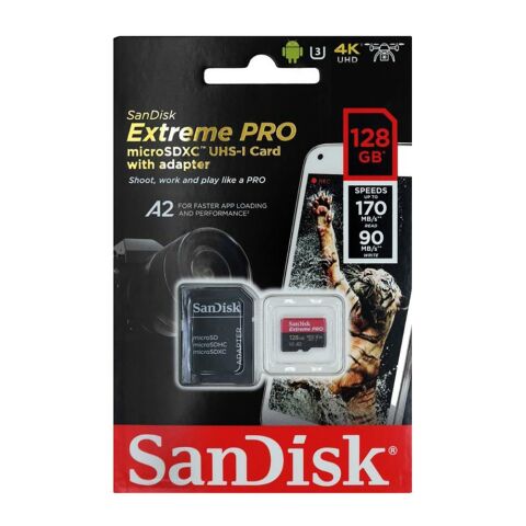 Sandisk Extreme Pro 128GB 170mb/s MicroSDXC Hafıza