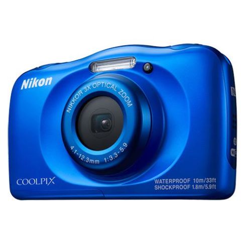 Nikon COOLPIX W100 Su Altı Dijital Fotoğraf Makinesi - Mavi