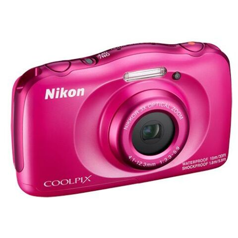 Nikon COOLPIX W100 Su Altı Dijital Fotoğraf Makinesi - Pembe