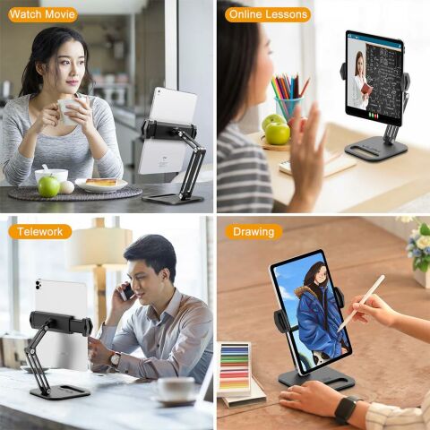 VIJIM P001 360° Döner Telefon Tablet IPad Stand Tutucu