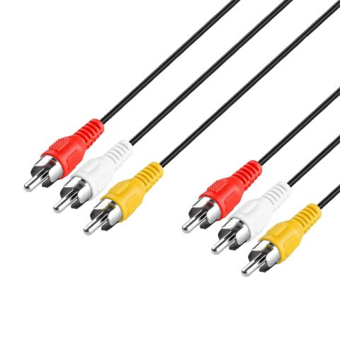 3RCA to 3RCA Görüntü Ses AV Kablo 10m