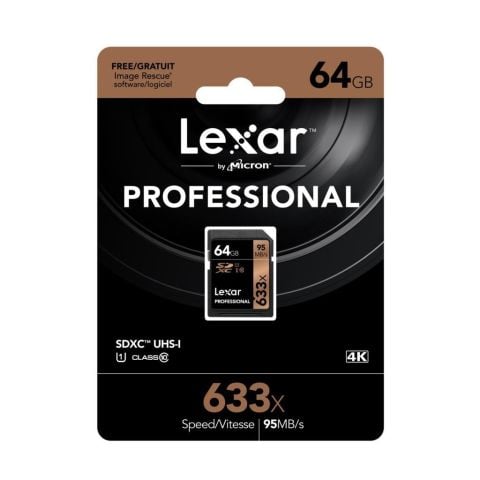 Lexar 64GB 95mb/s 633x SDXC Hafıza Kartı