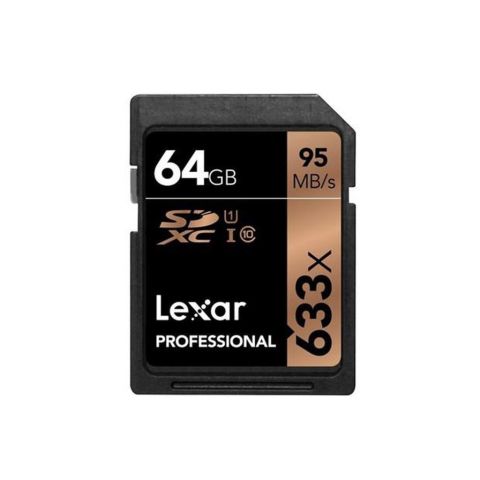 Lexar 64GB 95mb/s 633x SDXC Hafıza Kartı