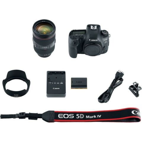 Canon EOS 5D Mark IV 24-105mm F4L DSLR Fotoğraf Makinesi