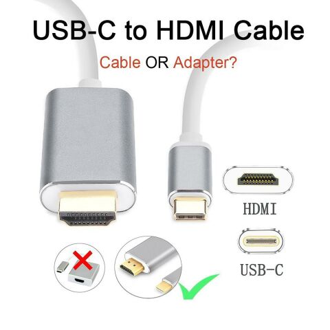 Type-c to HDMI Kablo 1.5mt