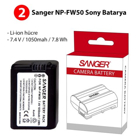 Sony A6300 16-50mm Kit Profesyonel Youtuber Seti