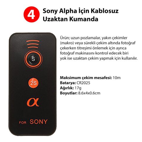 Sony A6300 16-50mm Kit + Aksesuar Seti