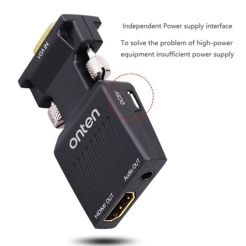 Onten OTN-7557 VGA to HDMI Çevirici Adaptör Sesli