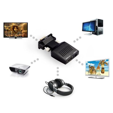 Onten OTN-7557 VGA to HDMI Çevirici Adaptör Sesli