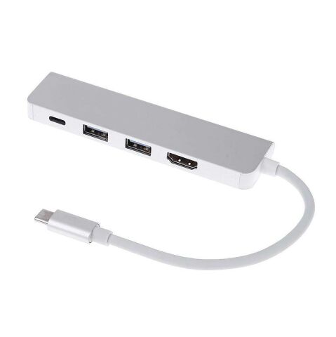 Type-c 4in1 HDMI USB Type-C Çevirici Hub 4K