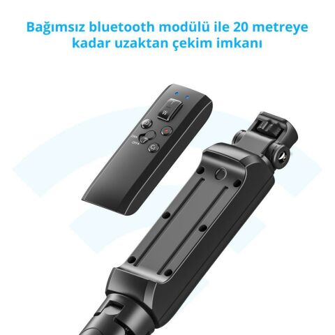 Ulanzi MT-40 Bluetooth Selfie Çubuğu Tripod