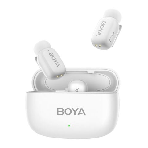 BOYA Mini Wireless Yaka Mikrofonu - Beyaz