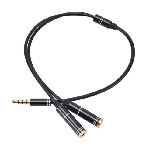 Mikrofon ve Kulaklık Ayırıcı Kablo Yüksek Kalite
