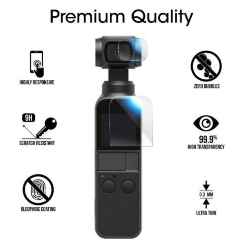 Dji Osmo Pocket Ekran ve Lens Koruyucu Jelatin