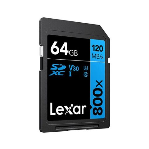 Lexar 64GB 800x 120Mb/s SDXC Hafıza Kartı