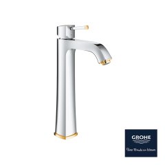 Grohe Grandera Yüksek Tip Lavabo Bataryası, Krom-Altın