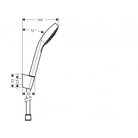 HANSGROHE Croma Select E El Duşu Seti 3 Fonksiyonlu