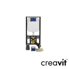 Creavit Duvar Önü Alçıpan Uygulamalı Set Hızlı Montaj 3-6 Litre Gövde