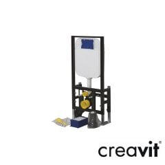 Creavit Duvar Önü Alçıpan Uygulamalı Set Hızlı Montaj 3-6 Litre Gövde