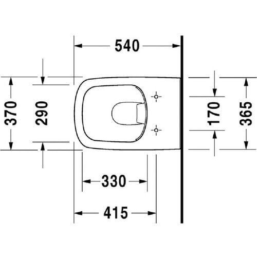 Duravit Durastyle Rimless Hygiene Glaze Asma Klozet