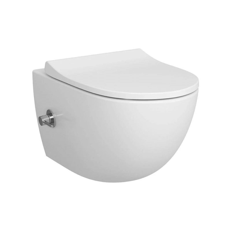 Vitra Sento 54 cm Beyaz Kanalsız Entegre Taharet Musluklu  Asma Klozet