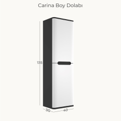 Belinza Carina 40 cm Boy Dolabı