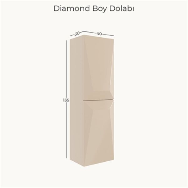 Belinza Diamond 40 cm Boy Dolabı
