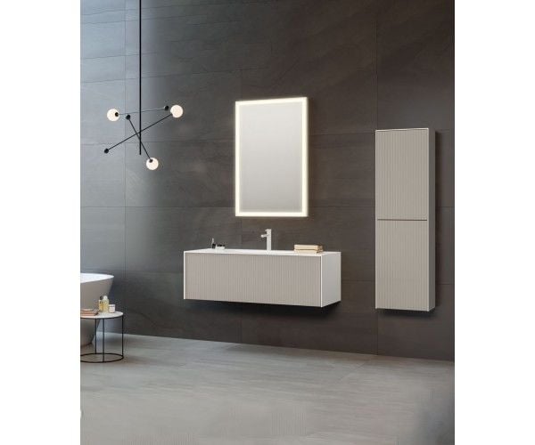 Orka Cube 100 cm Mat Vizon Banyo Dolabı