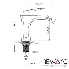 NEWARC Life Bide Bataryası Krom