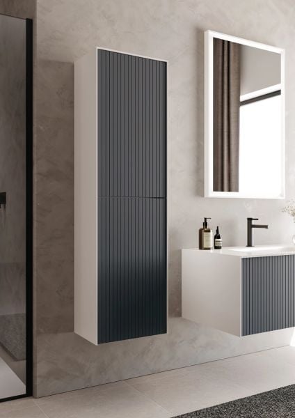 Orka Cube 100 cm Mat Antrasit Banyo Dolabı