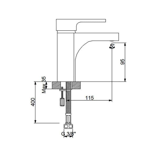 NEWARC - Master Lavabo Bataryası Krom 187521