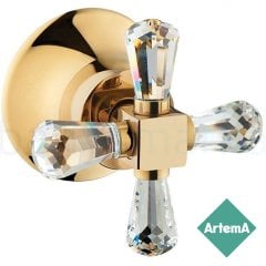 Artema Juno Swarovski Ankastre Stop Valf 1/2