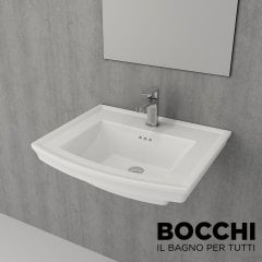 Bocchi Lavita Lavabo Parlak Beyaz 60 cm