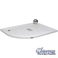 Waterway Rupert 120*90 Yarı Oval Flat Duş Teknesi