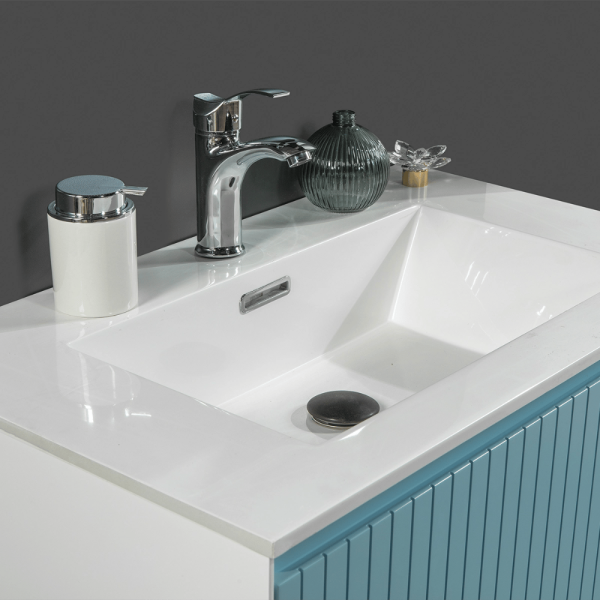 Bagnora Allegro 100 cm Mdf Banyo Dolabı İce Blue