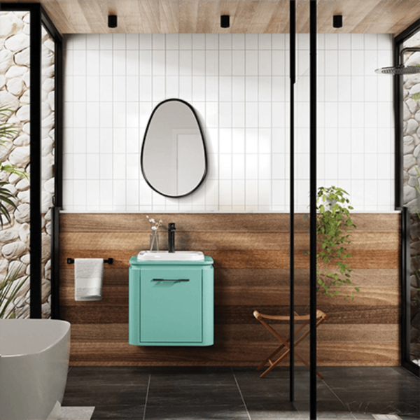 Bagnora Ciero Mint Yeşil 56 cm Mdf Banyo Dolabı