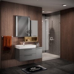 Belinza Urban 100 cm Banyo Dolabı Gri