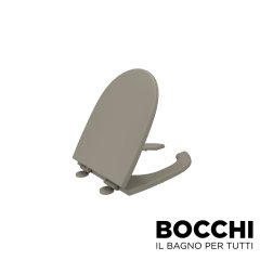 BOCCHI Bedensel Engelli Önü Açık Klozet Kapağı -Mat Kaşmir
