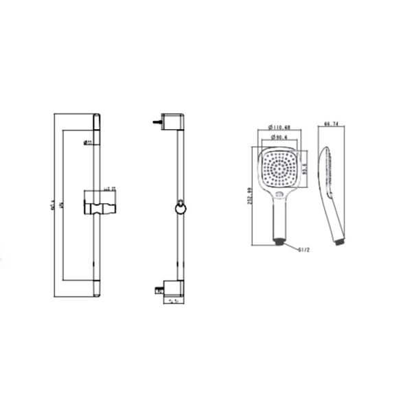 Bocchi Monte Switch 3F, Sürgü Takımı