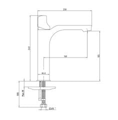 ECA Myra XL Lavabo Bataryası