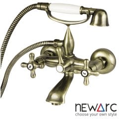 NEWARC Nostalgic Banyo Bataryası Bronz
