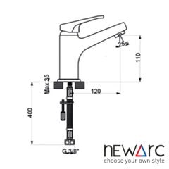 NEWARC Smart Yüksek Lavabo Bataryası