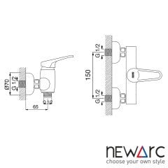 NEWARC Smart Duş Bataryası